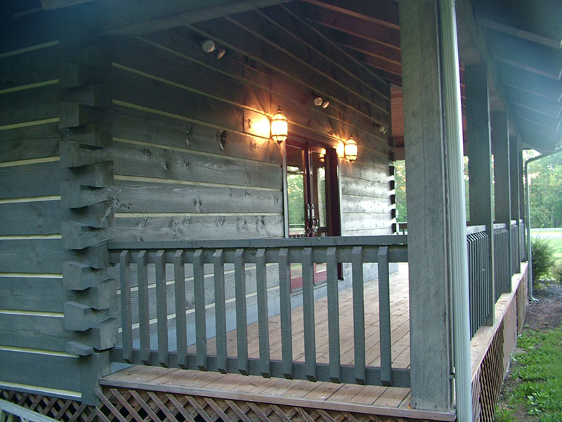 Log Cabin Decks and Porches