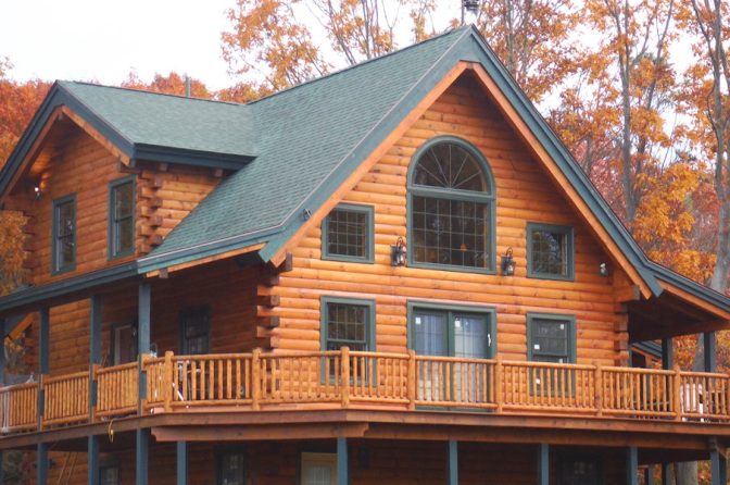 Log Home Beautiful Decks and Porches