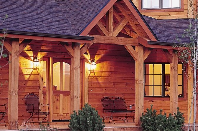 Log Cabin Door and Window Design