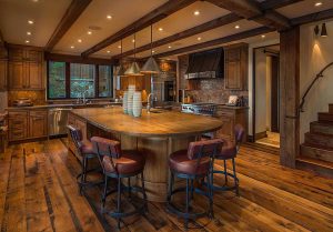 Log Home Kitchen Interior Design - Redoak