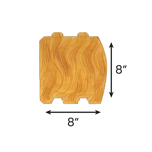 Log size 8x8 - Eastern White Pine Logs