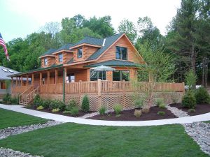 Log Home Exterior - Edgewood