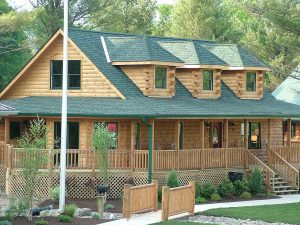 Log Home Exterior - Eagles Peak