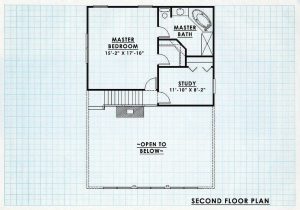Log Home Second Floor plan - Alamosa