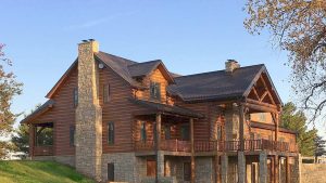 Log Cabin Exterior - Arlington