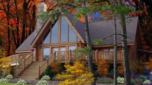 Log Home Exterior Design - Ashland