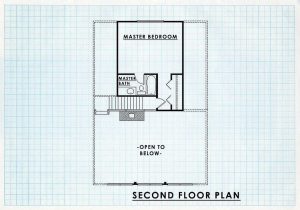 Log homes Second Floor plan - Aspen