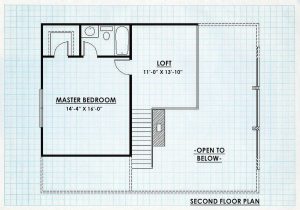 Log homes Second Floor plan - Auburn