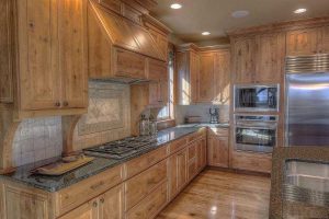 Log Home Kitchen Interior - Banning