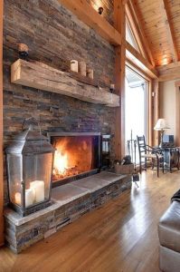 Living Area with Fire place - Batonrouge