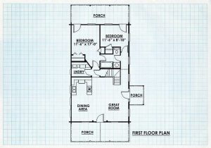Log Homes First Floor Plan - Beechmountain
