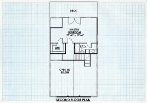 Log Homes Second Floor Plan - Beechmountain