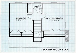 Log Homes Second Floor Plan - Bentwillow