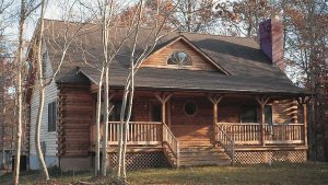 Log Homes Exterior - Bentwillow