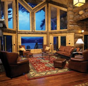 Log Cabin Living room - Bigsky