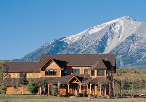 Luxury Log Homes Exterior - Bitterroot