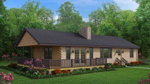 Luxury Log Homes Exterior -  Blackledge