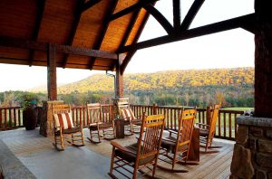 Log Home Open Area - Bridgewater