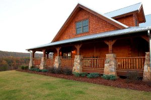 Log Homes Exterior Design - Bridgewater