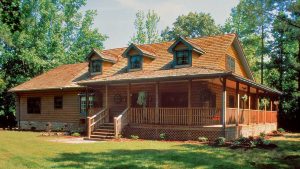 Log Home Exterior Layout - Brookings