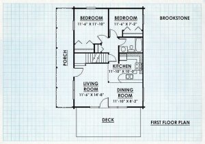 Log Homes First Floor Plan - Brookstone