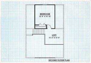 Log Homes Second Floor Plan - Brookstone