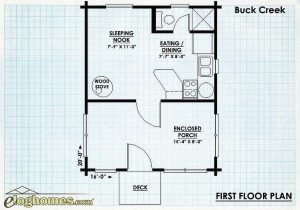 Log Homes First Floor Plan - Buckcreek