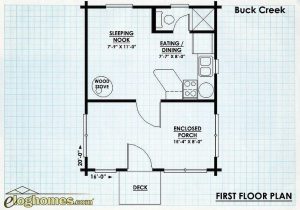 Log Homes First Floor Plan - Buckcreek