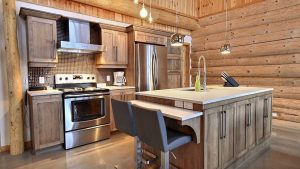 Log Homes Kitchen - Buffaloriver