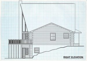 Log Homes Right Elevation - Buffaloriver