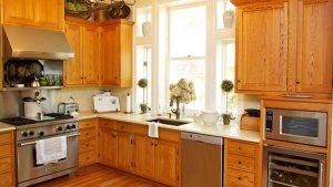 Modular Log Homes kitchen - Carolina
