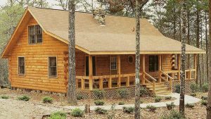 Log Cabin House Exterior - Carolina