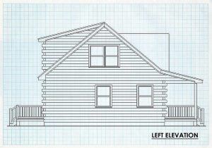 Log Homes Left Elevation - Carriagerun