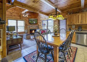 Living Room with Dining and open kitchen - Carson