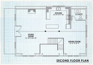 Log Homes Second Floor Plan - Castle creek