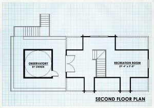 Log Homes Second Floor Plan - Clearwater