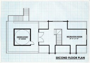 Log Homes Second Floor Plan - Clearwater