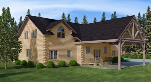 Log House Exterior - Courtland