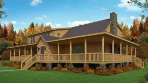 Log Homes Exterior - Crawford