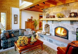 Living Room with Fire Place - Cumberland