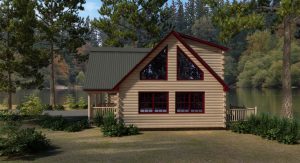 Modular Log Homes Exterior - Cumberland