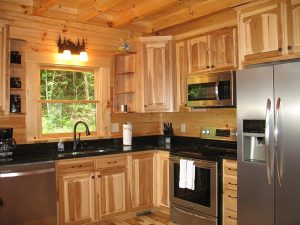 Log Home Kitchen - Cuyahoga 