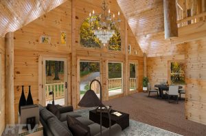 Log Cabin Home Entry Area - Dillons run