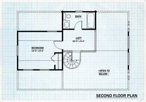 Log Cabin Home Second Floor Plan - Dillons run