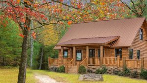 Log Cabin Home Exterior - Dillons run