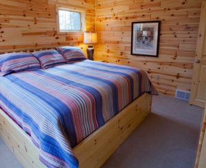 Log Cabin Bedroom Interior - Elkin