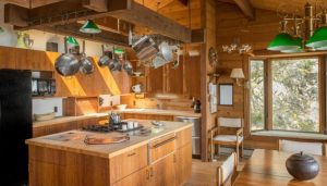 Log Home Kitchen - Essex