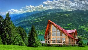 Log Home Exterior - Flat Rock