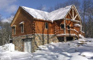 Log Cabin Exterior - Granby