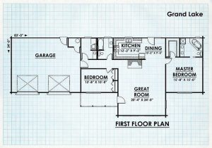 Log Cabin Home First Floor Plan - Grand Lake